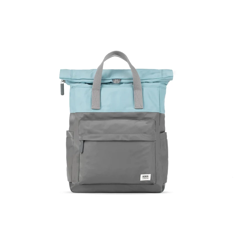 ROKA Kreativer Abfall Canfield B Graphit/Spearmint Medium Recycling-Nylonbeutel