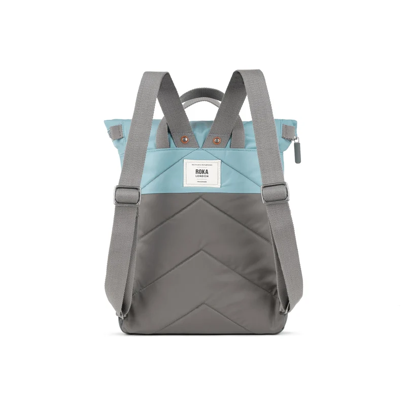 ROKA Kreativer Abfall Canfield B Graphit/Spearmint Medium Recycling-Nylonbeutel