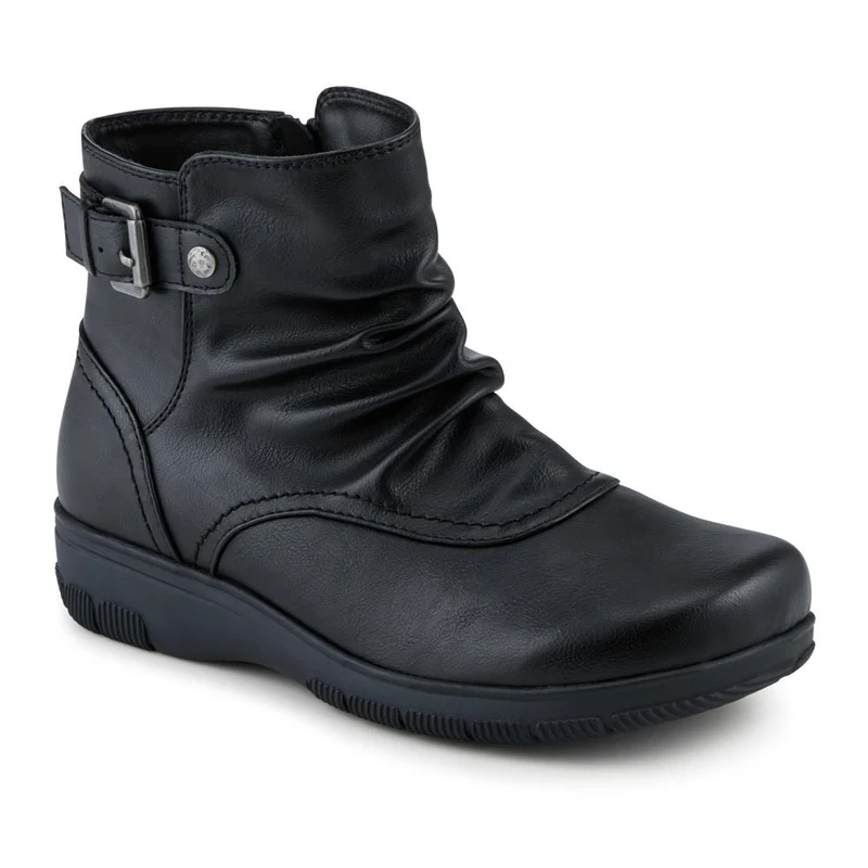 EasyFit Extra Wide Buckled Ankle Boots - WINNIPEG / 328 290