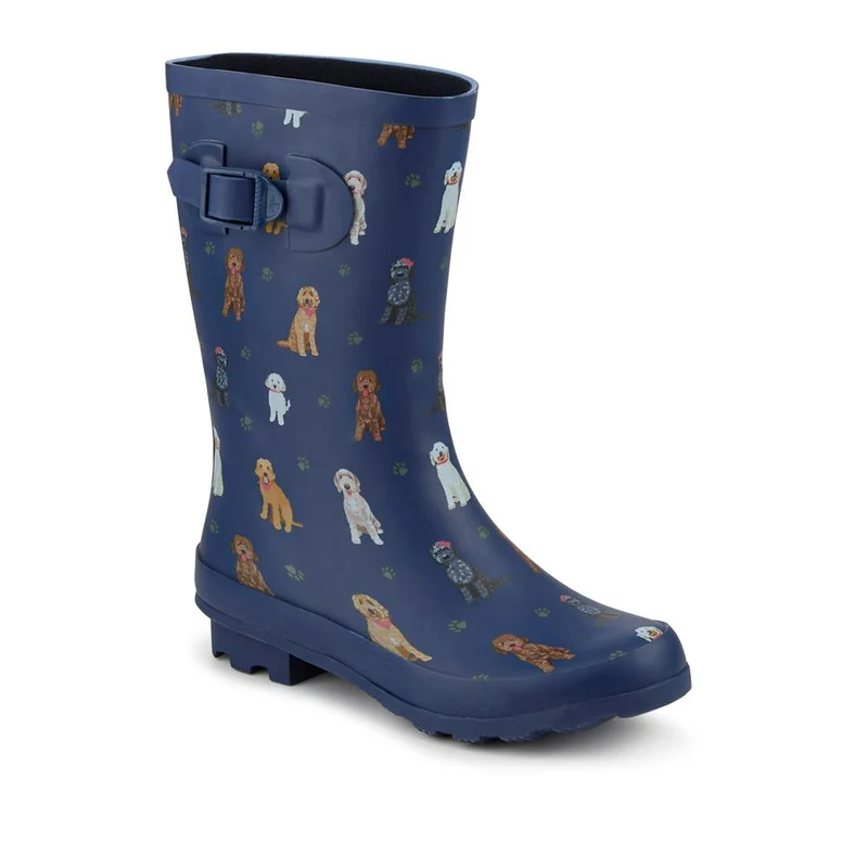 Waterproof Dog Wellies - JDE42001 / 328 488 - Navy Multi