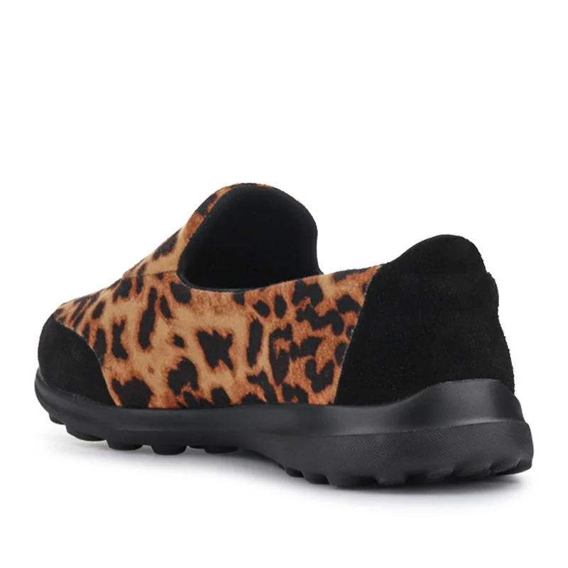 Extra-Wide Slip-On Shoes - DONYA / 326 955 - Leopard