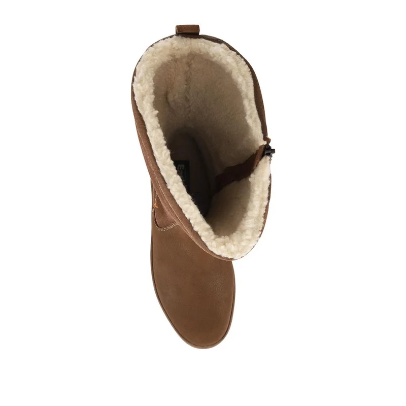 EasyFit Extra Wide Warm Leather Boots - MARGERET / 328 228 - Brown