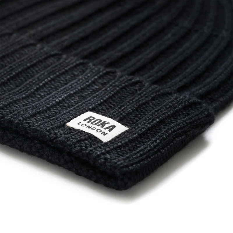ROKA Regent Black Beanie