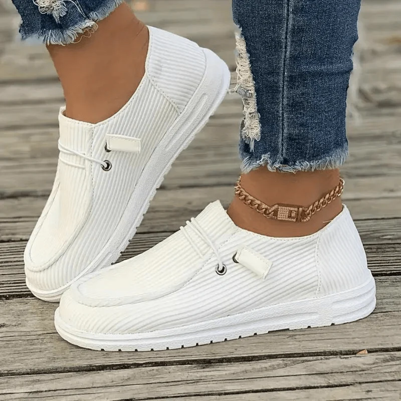 Damen Slip-On Schuhe Flach