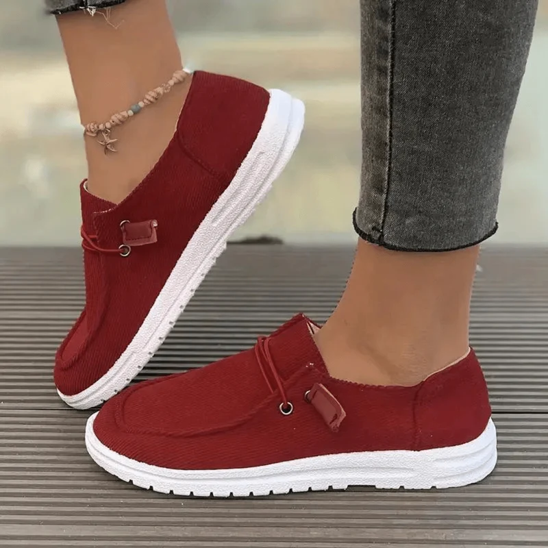 Damen Slip-On Schuhe Flach