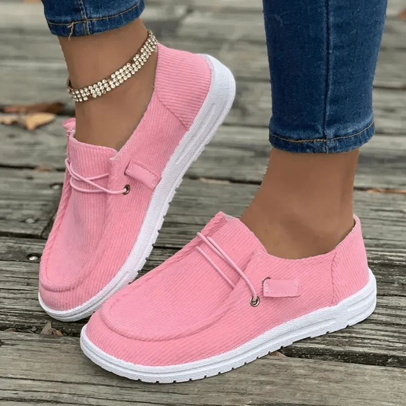 Damen Slip-On Schuhe Flach