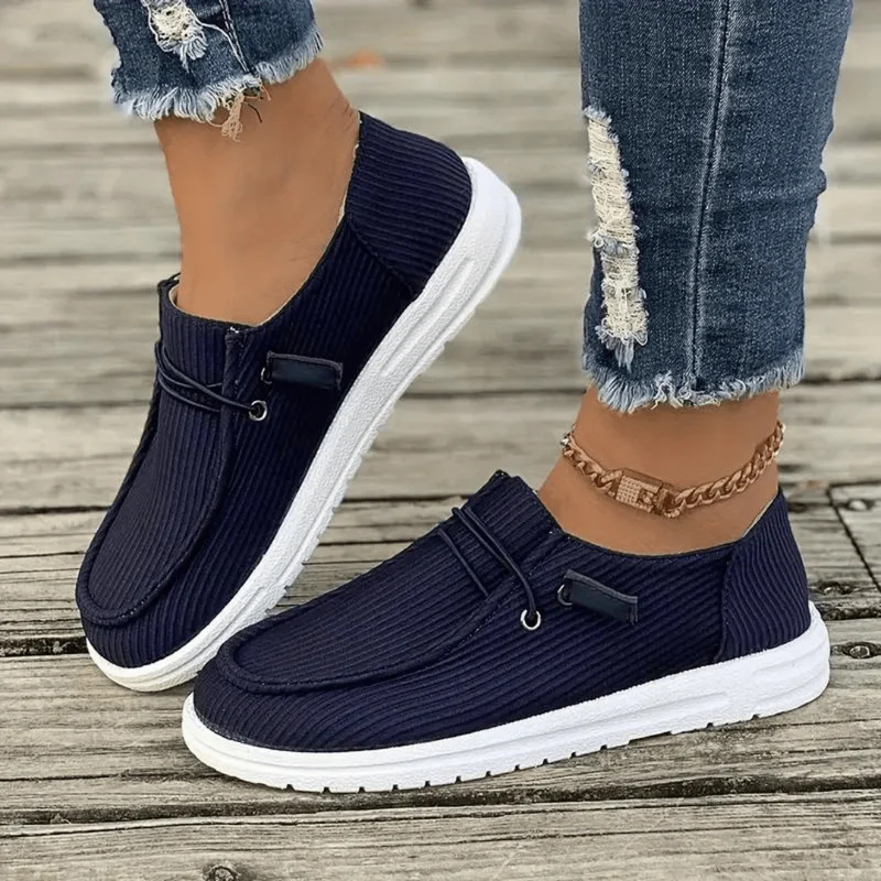 Damen Slip-On Schuhe Flach