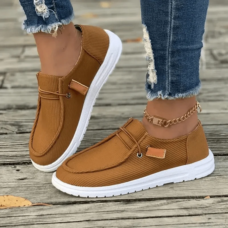 Damen Slip-On Schuhe Flach
