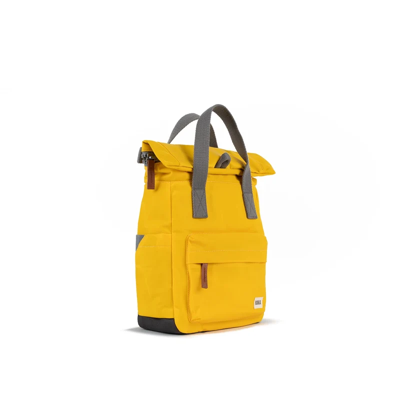 ROKA Canfield B Aspen Yellow Kleine Tasche aus recyceltem Nylon