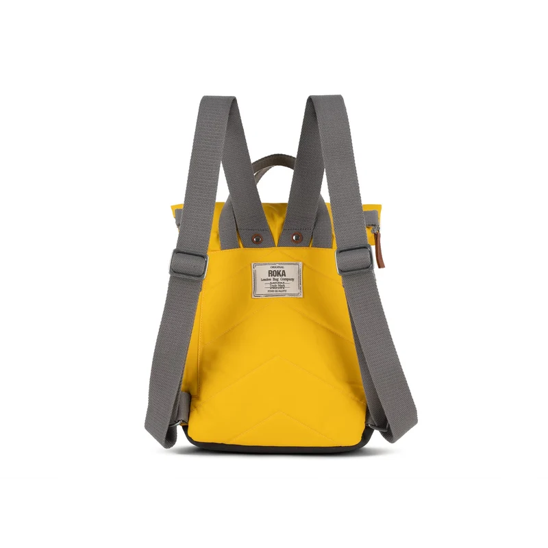 ROKA Canfield B Aspen Yellow Kleine Tasche aus recyceltem Nylon