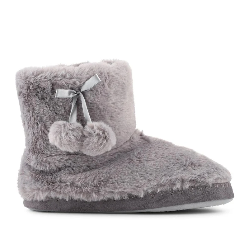 Fluffy Slippers Boots - GALOP42006 / 328 066 - Grey
