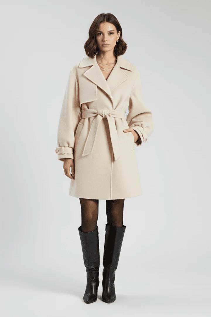 Trenchcoat Damen mit Taillengürtel