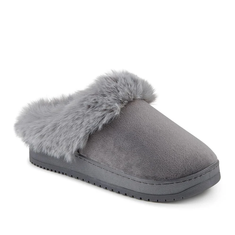 Cosy Mule Slippers - QING42004 / 327 932 - Grey