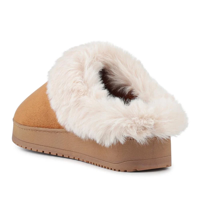 Cosy Mule Slippers - QING42004 / 327 932 - Chestnut