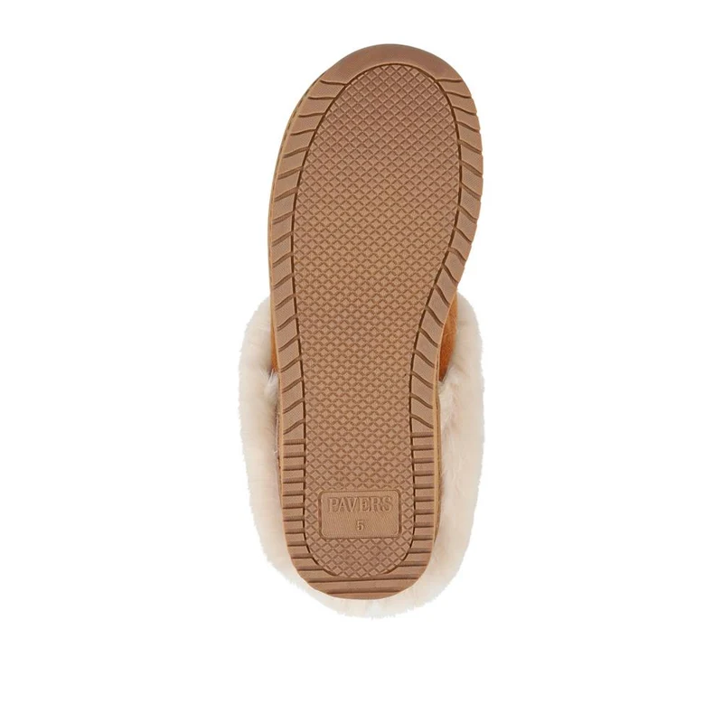 Cosy Mule Slippers - QING42004 / 327 932 - Chestnut