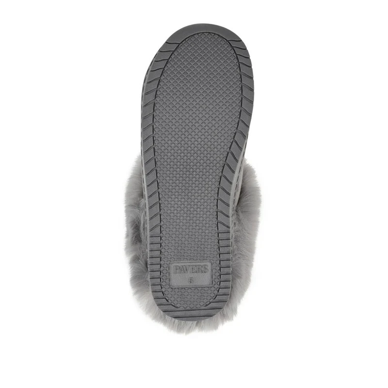 Cosy Mule Slippers - QING42004 / 327 932 - Grey