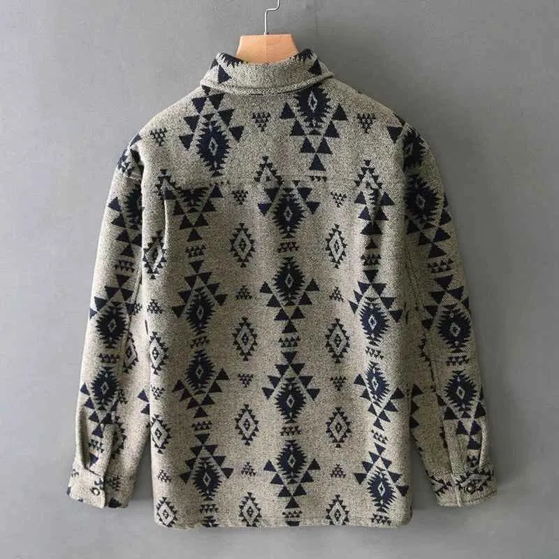 Jacke Mit Jacquardmuster