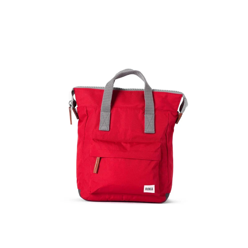 ROKA Bantry B Mars Red Kleine Tasche aus recyceltem Canvas