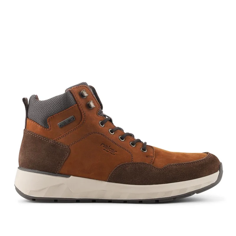 Rieker Extra Wide Cushioned Walking Boots - RKR42538 / 328 103 - Brown