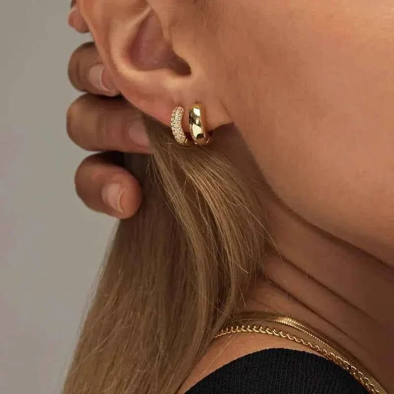 Kleine Creolen Gold