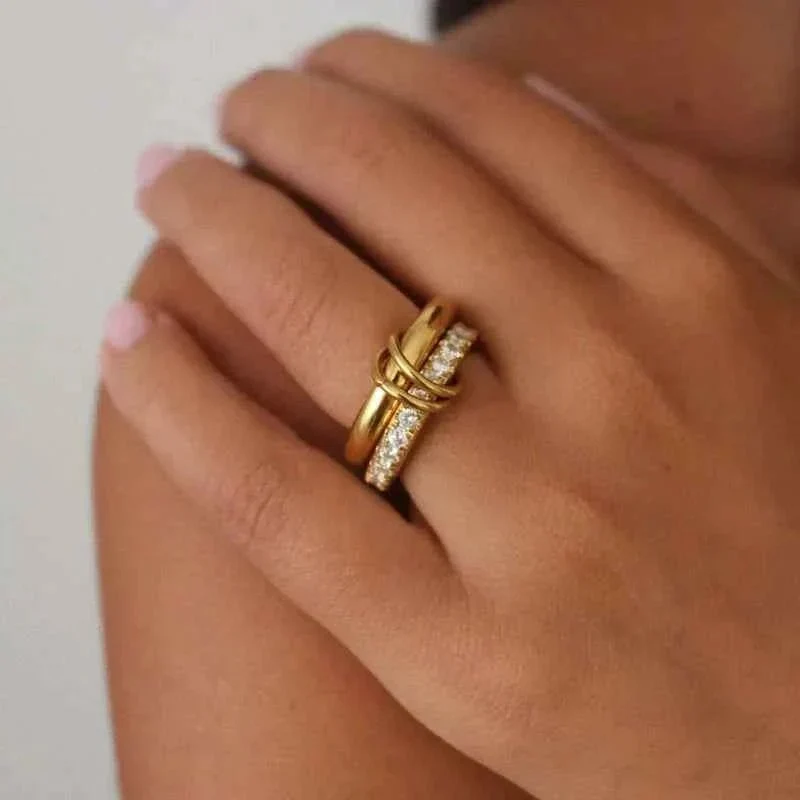 Doppelring Gold