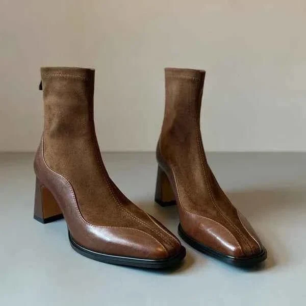 Blockabsatz Stiefel