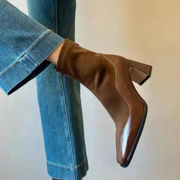 Blockabsatz Stiefel