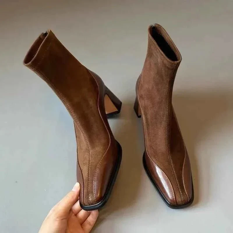 Blockabsatz Stiefel