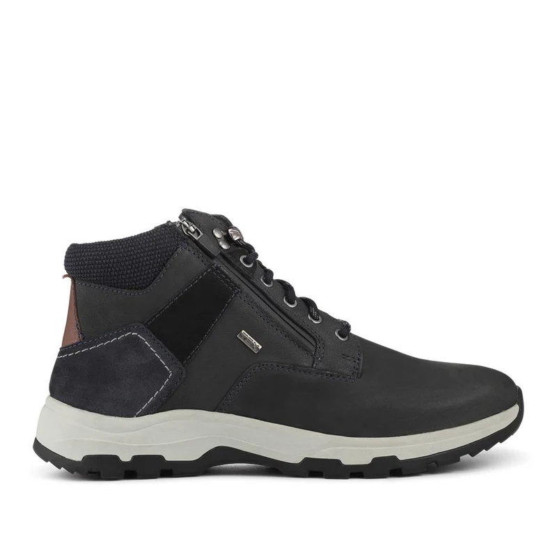 EasyFit Extra Wide Zip & Lace Walking Boots - DEXY / 328 222 - Navy