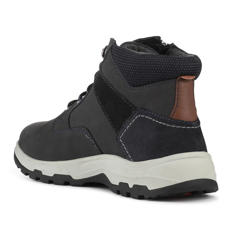 EasyFit Extra Wide Zip & Lace Walking Boots - DEXY / 328 222 - Navy