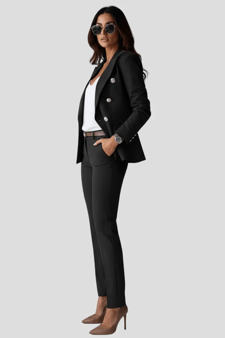 Damen Blazer Hosen Set