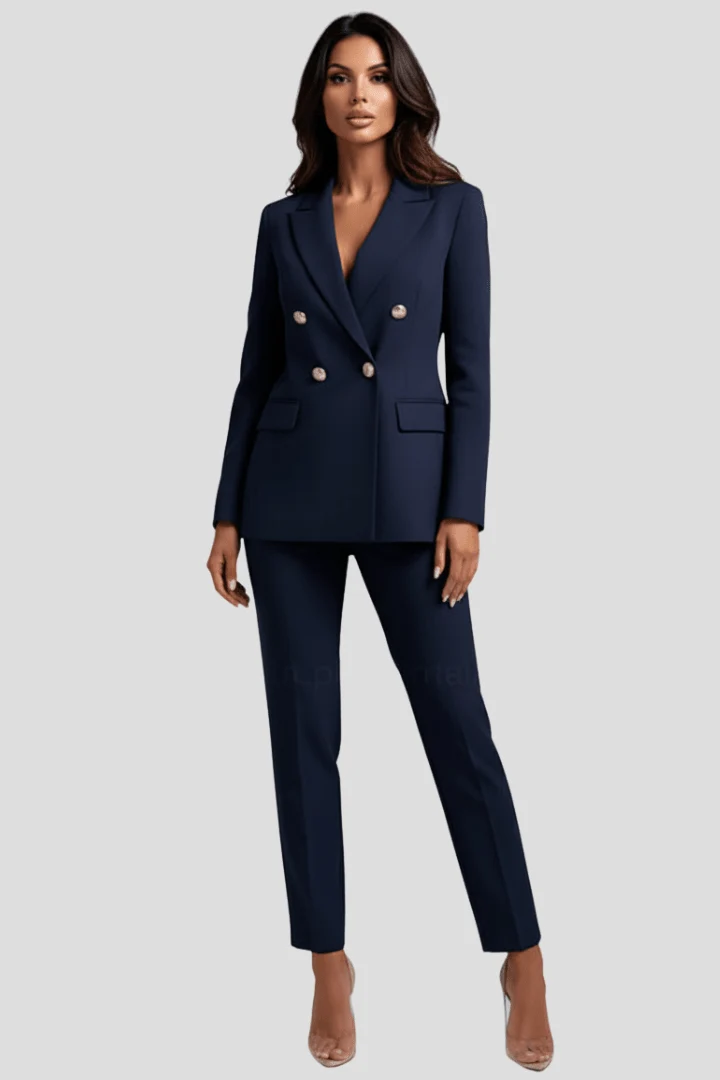 Damen Blazer Hosen Set