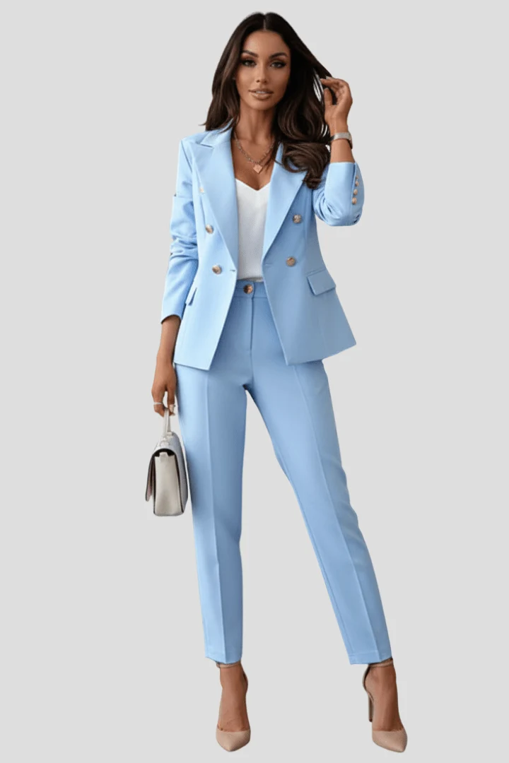 Damen Blazer Hosen Set