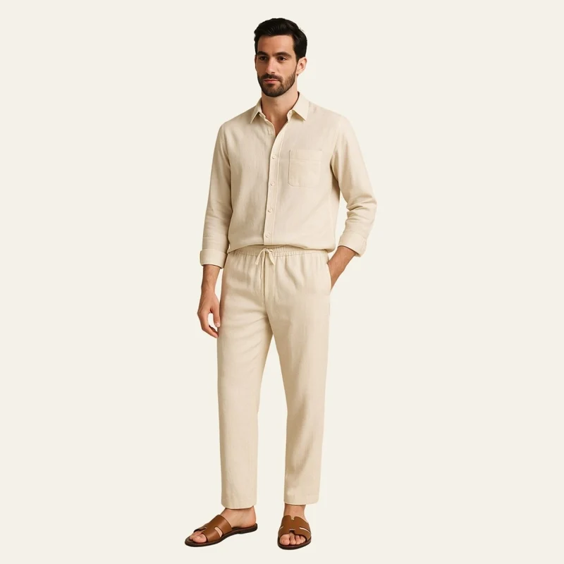 Elegantes Herren Hemd-Hosen Set