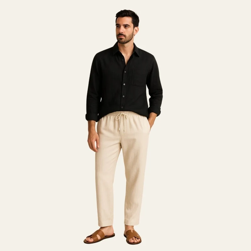 Elegantes Herren Hemd-Hosen Set