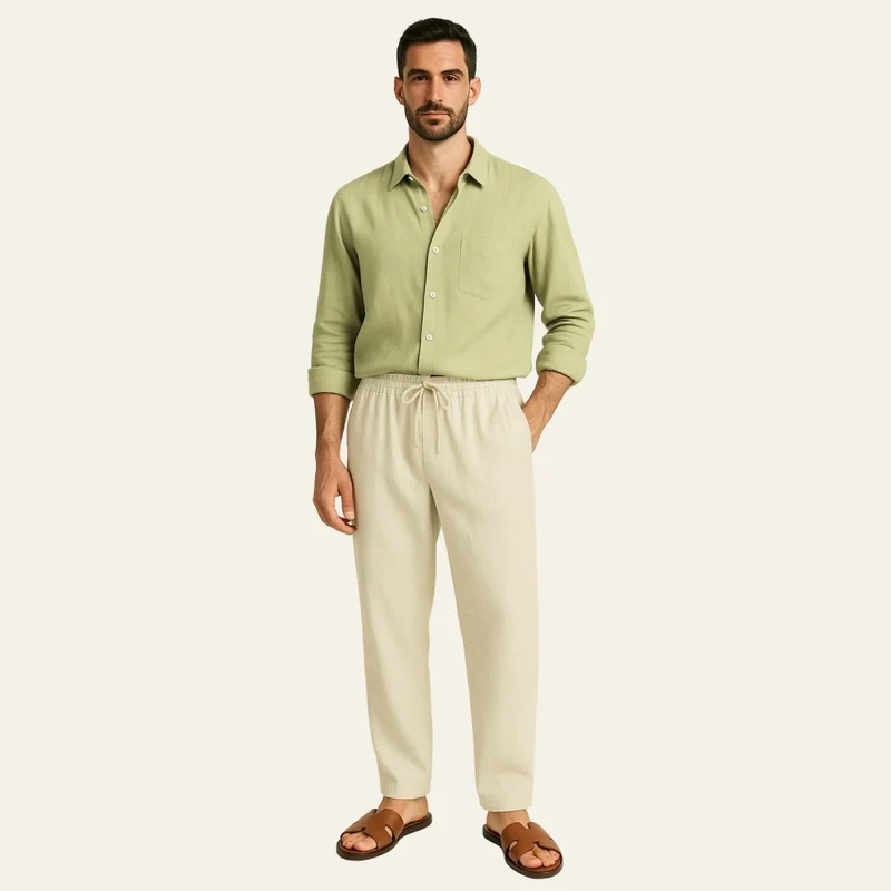 Elegantes Herren Hemd-Hosen Set