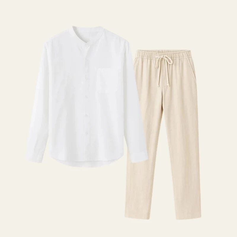 Elegantes Herren Hemd-Hosen Set