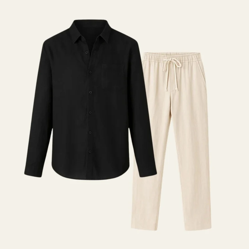 Elegantes Herren Hemd-Hosen Set