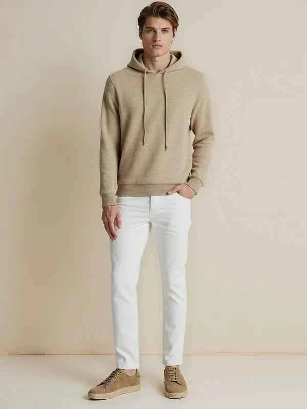 Strick Hoodie Herren