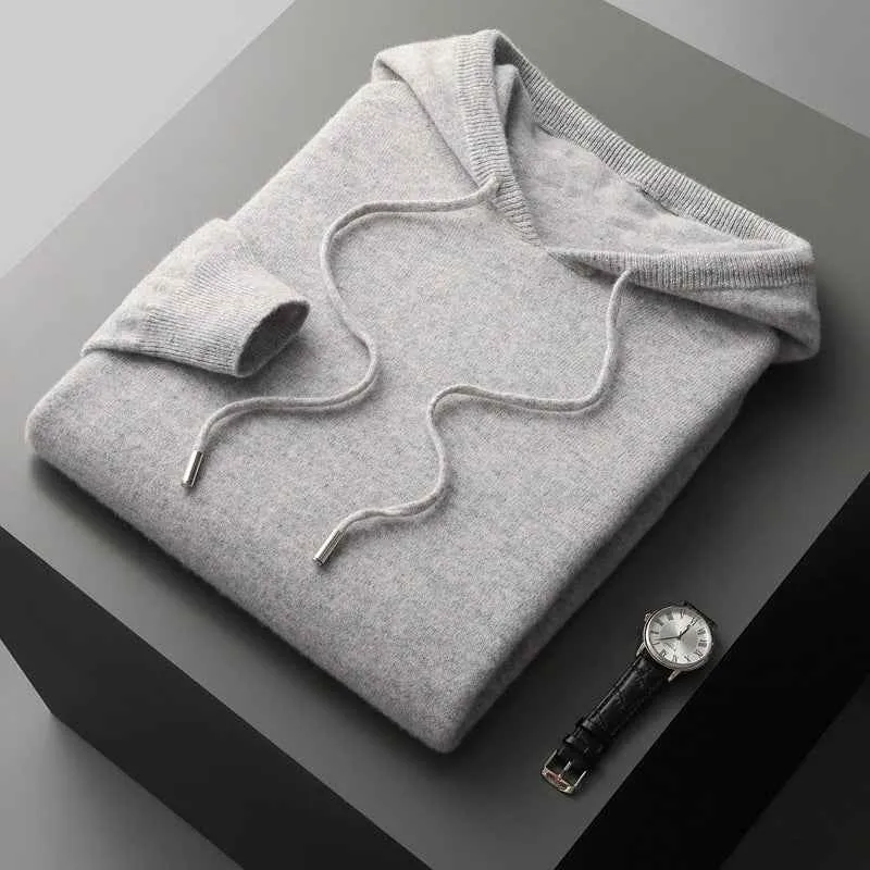 Strick Hoodie Herren