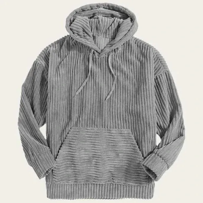 Cord Kapuzenjacke Herren