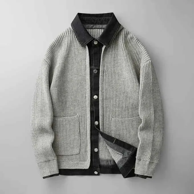 Hybrid Strickjacke Herren