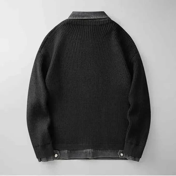Hybrid Strickjacke Herren