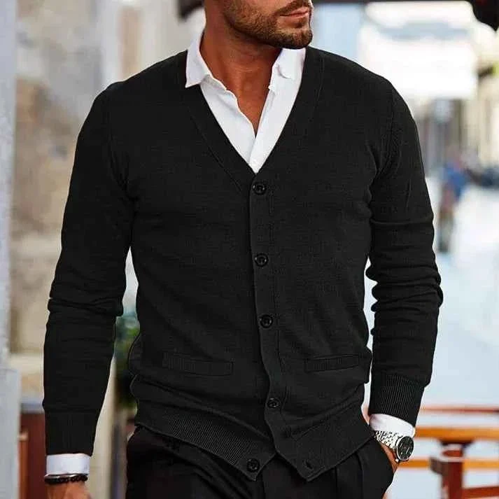 Herren Strickjacke