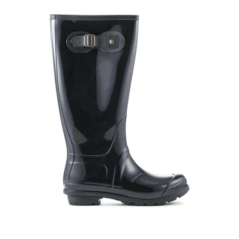 Rugged Comfy Welly Boots - ZHE42001 / 328 494 - Black