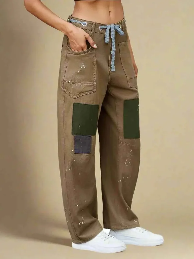 Patchwork Hose Damen