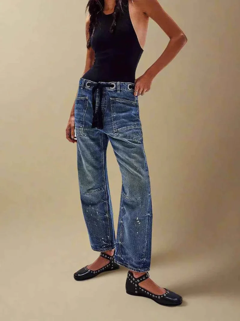Patchwork Hose Damen