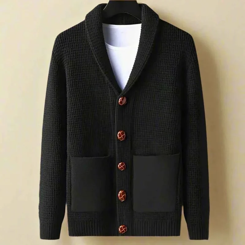 Strickjacke Mit Knöpfen Herren