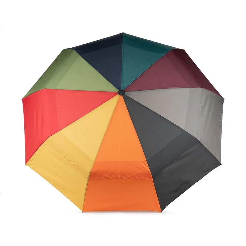 ROKA Waterloo Regenbogen-Regenschirm aus recyceltem Nylon