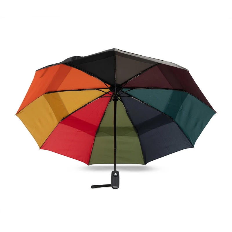 ROKA Waterloo Regenbogen-Regenschirm aus recyceltem Nylon
